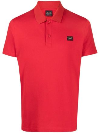 Paul & Shark Polo con applicazione logo - Rosso