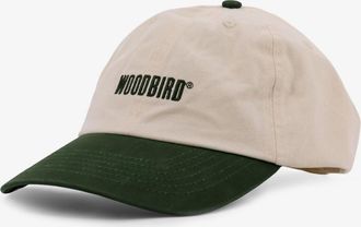 Woodbird Mens Baseball Hat Core Twill Cotton White