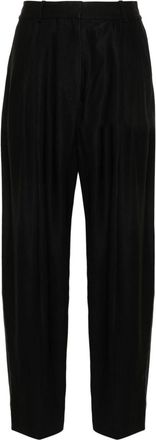 STUDIO NICHOLSON Sperro high-waist tapered trousers - women - Viscose/Linen/Flax - 1 - Blue