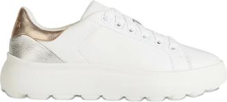 Geox Spherica Ec4.1 leren sneakers - Wit