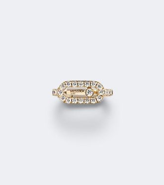 Messika Move Uno 18kt gold ear cuff with diamonds