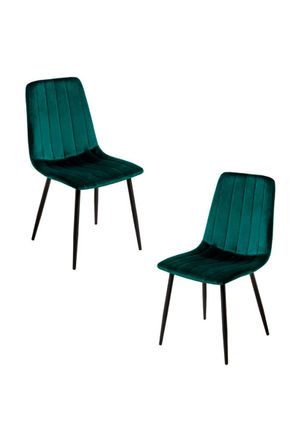 Regalos Miguel Packs Sillas Comedor - Pack 2 Sillas Liny Terciopelo - Verde