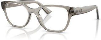 A|X Armani Exchange 53mm Cat Eye optical glasses in Grey at Nordstrom
