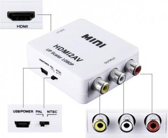 Trade Shop Trade Shop - Audio Additional Da Hdmi Av Rca 2av 1080p Per Tv Telecamera