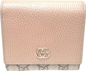 Gucci Beige Leather Wallet (Bi-Fold) (Pre-Owned)