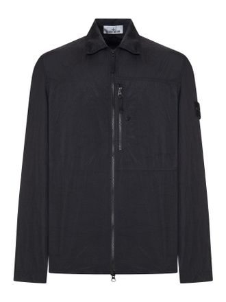 Stone Island NYLON OVERSHIRT WITH STONE ISLAND BADGE - Stone Island - Man