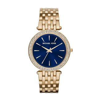 Michael Kors Darci Pav&eacute; Horloge - Dames - Horloges - Geel - ONE Size - Accessoires
