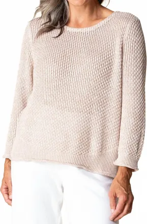 Habitat Coast Crochet Regatta Sweater In Willow
