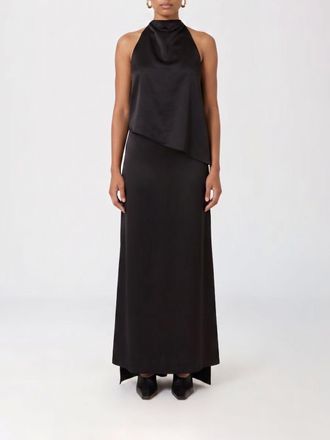 Sportmax Abito Dolmen lungo in raso