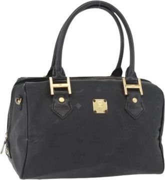MCM Pre-owned Handbags, female, Black, Size: ONE SIZE Pre-owned Hand Bag