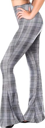 Satina Flared Womens Leggings - Buttery Soft High Waisted Flare Leggings Women - Palazzo Pants for Women