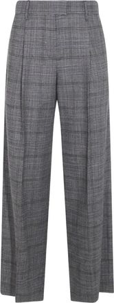 Brunello Cucinelli Pantaloni a quadri - Grigio