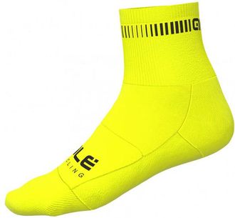 Al&eacute; Logo Q-Skin Socks Velosocken - Unisex | gelb