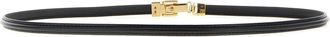 Fendi Womens Black Calfskin Thin Belt