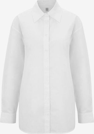 Toteme Bio-Baumwoll-Langarm-Hemd Classic Tumbled