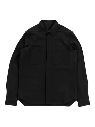 Rick Owens double-pocket long-sleeve shirt - Black