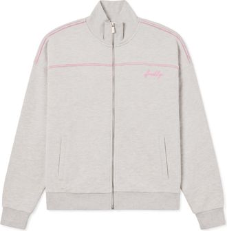 Freddy Felpa Comfort M&eacute;lange con Zip e Collo Alto da Donna