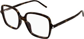 Saint Laurent Oversized Square Frame - unisex - Saint Laurent - Glasses - Brown - 53 MM - Accessories