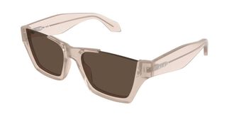 Alaia AA0081S 006 Womens Sunglasses Brown Size 58