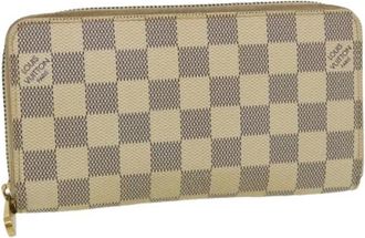 Louis Vuitton Pre-owned Wallets, female, White, Size: ONE SIZE Pre-owned Vintage Canvas Wallet