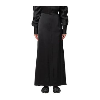 Lannaclothesdesign Gonna Maxi Lunga Donna – Stile Hippie, Nero, Taglia L/XL