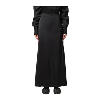 Lannaclothesdesign Gonna Maxi Lunga Donna – Stile Hippie, Nero, Taglia L/XL
