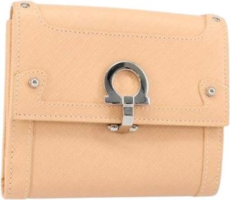 Ferragamo Pre-owned Wallets, female, Pink, Size: ONE SIZE Pre-owned Leather Wallet
