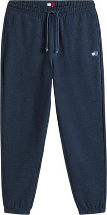 Tommy Jeans Broeken, Heren, Blauw, XL, Katoen, Badge Joggers