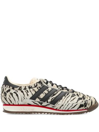 adidas SL 72 OG animal-print leather sneakers - Neutrals