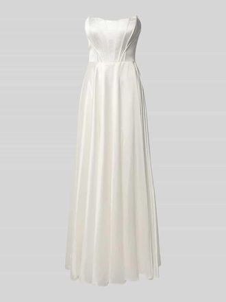 Luxuar Fashion Regular Fit Brautkleid aus Satin in Offwhite, Gr&ouml;&szlig;e 36