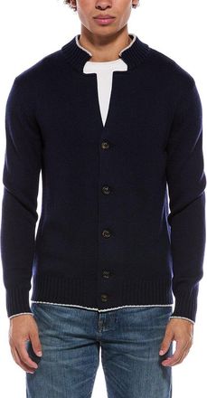 Eleventy Wool V-Neck Cardigan