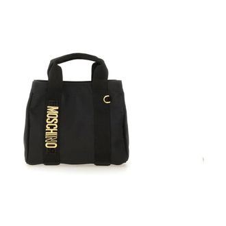 Moschino Tassen, Dames, Zwart, ONE Size, Polyester, Tas Met Logo