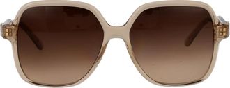 Ferragamo Stijlvolle zonnebril Sf 2069Se - Dames - Zonnebrillen - Beige - 57 MM - Accessoires