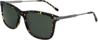 Lacoste Accessoires, Heren, Bruin, ONE Size, Bruine Metalen Zonnebril met Filter