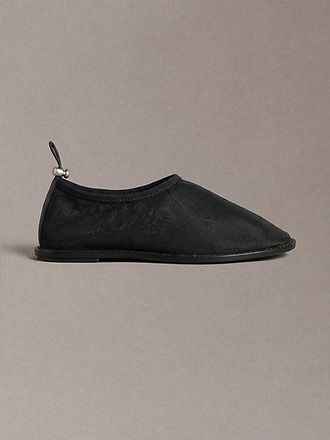 Calvin Klein Mesh ballerinas met trekkoord
