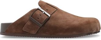 Balenciaga Sunday su&egrave;de slides - Dames - Slip ons - Bruin - 39 EU - Su&egrave;de - Schoenen
