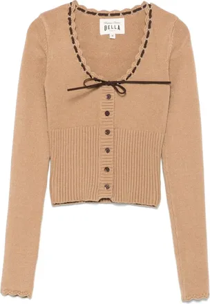 Frankies Bikinis x Bella Hadid Cardigan Texas - Marrone