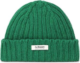 Le Bonnet Beanie - Dames - Hoeden - Groen - ONE Size - Wol - Accessoires