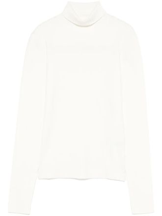Joseph Pure Silk Roll-Neck Sweater with Minimalist Design