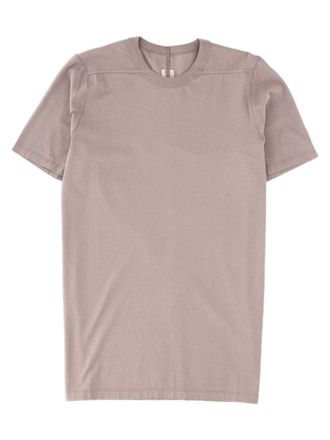 Rick Owens Brown Minimalist Vertical Back Seam Cotton T-Shirt