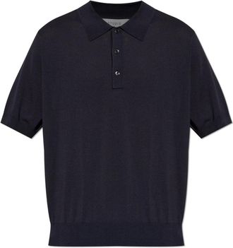 STUDIO NICHOLSON Arieta Polo - Heren - Polos - Blauw - S - Katoen - Tops