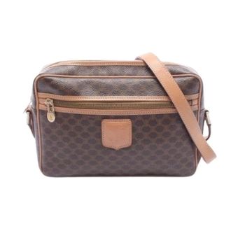 Celine Pre-owned Cross Body Bags, female, Brown, Size: ONE SIZE Pre-owned Vintage Canvas Crossbody Bag