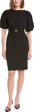 Anne Klein Puff Crepe Midi Dress