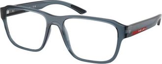 Prada PS 05Rv Optical Frame - Heren - Brillen - Blauw - 52 MM - Nylon - Accessoires