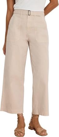 Nic+Zoe Highland Soft Stretch Wide Leg Pants in Macadamia at Nordstrom, Size 14