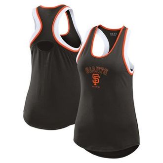 WEAR by Erin Andrews Womens WEAR by Erin Andrews Black San Francisco Giants Colorblock Racerback Tank Top at Nordstrom, Size Medium