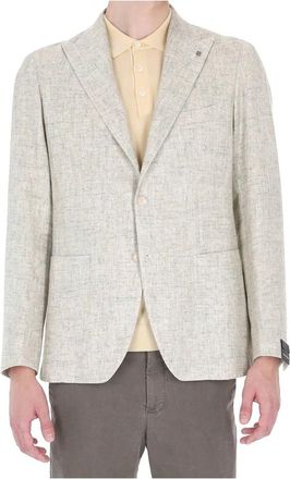 Tagliatore Montecarlo Jacket - Heren - Blazers - Beige - 2XL - Katoen - Jassen