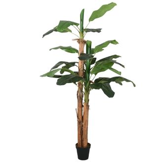 vidaXL Rbol De Pl&aacute;tano Artificial 18 Hojas Verde 150 Cm Vidaxl