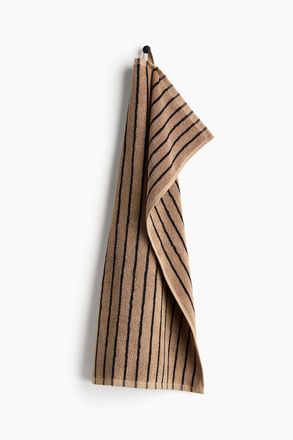 H&M Gestreiftes Handtuch - Beige
