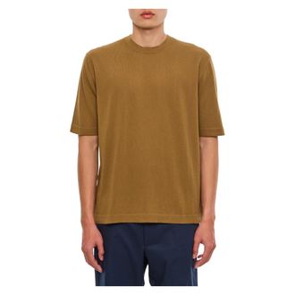 K-Way Heren, Tops, Bruin, Maat: M Katoen